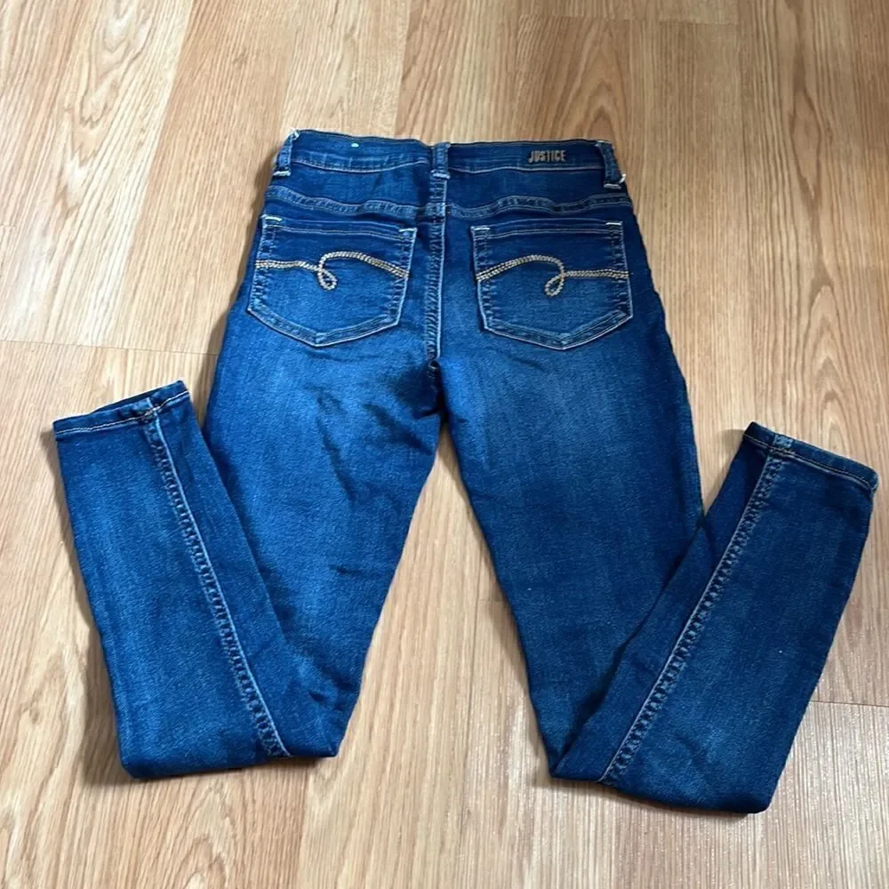 Justice Size 10 Slim Mid Rise Jeggings